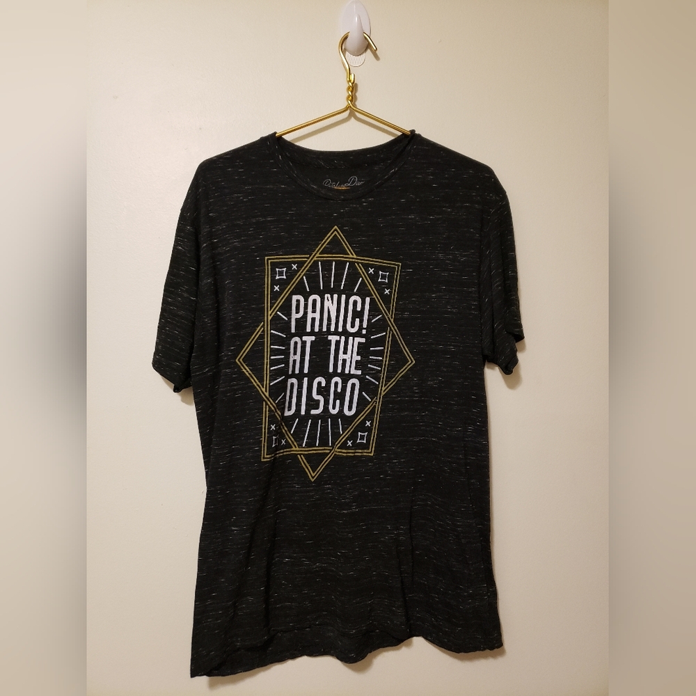 Panic! At The Disco Black Graphic T-Shirt L Large